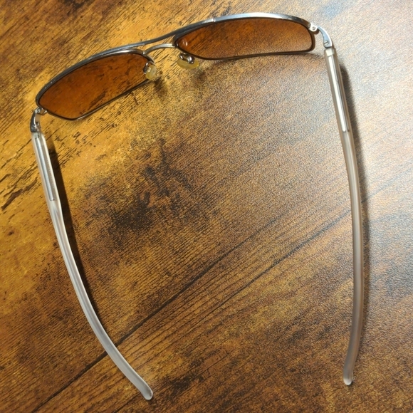 PRADA Y2K Era Sunglasses SPR 54E 1AP-1Z1 Transparent, Silver Accents - Picture 9 of 16